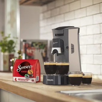 Philips Senseo Select CSA240 / 90 1450 W 0.9 lt Kapasiteli Espresso Kapsül Kahve Makinesi Bej