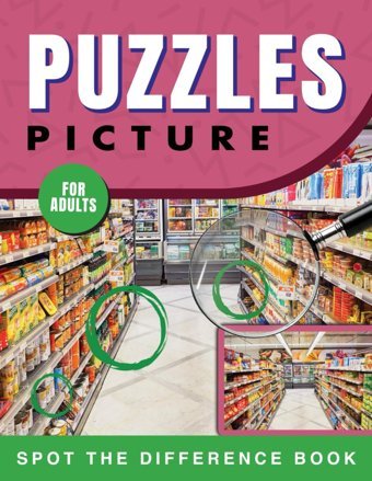 Spot The Difference Puzzle Book For Adultsspot And Find The Differences Puzzle Picture Game Activity Book BraIn Game Puzzles Book For Adultsm Gifts For Christmas Birthday Luna, Julianna Independently Publıshed