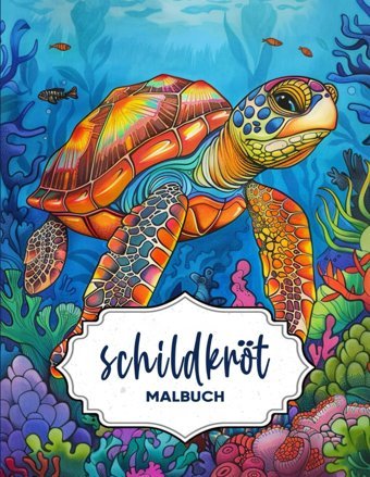 Schildkröte Malbuch50 Wunderschöne Und Entspannende Schildkröten-Designs Zur Stressbewltigung Und Kreativen Entfaltung Für Kinder Und Erwachsene Fabian, Wiebke Independently Publıshed