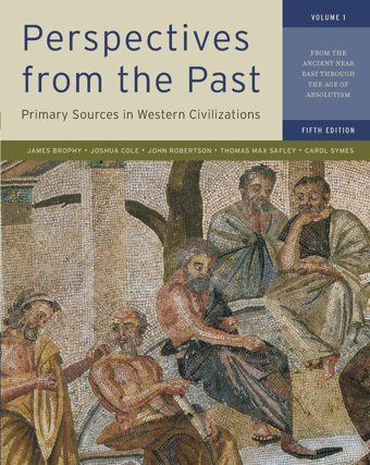Perspectives From The Pastprimary Sources In Western Civilizationsfrom The Ancient Near East Through The Age Of Absolutism Brophy, James M. W. W. Norton & Company