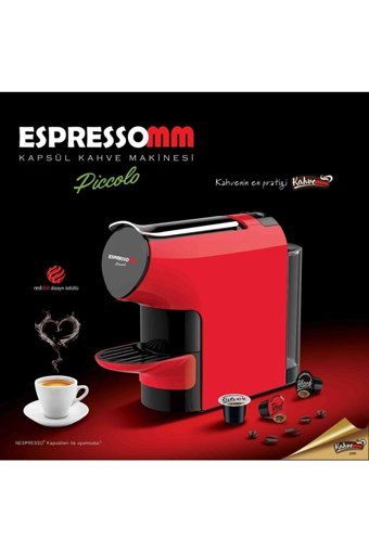 Espressomm Piccolo 1200 W 0.9 lt Kapasiteli Espresso Kapsül Kahve Makinesi