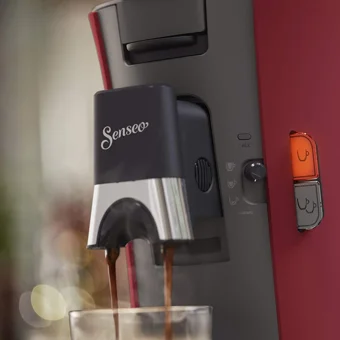 Philips Senseo Select CSA240 / 90 1450 W 0.9 lt Kapasiteli Espresso Kapsül Kahve Makinesi Kırmızı