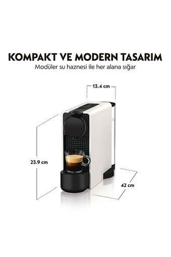 Nespresso C45 Essenza Plus 1260 W 1 lt Kapasiteli Kapsül Kahve Makinesi