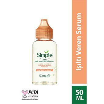 Simple Protect 'N' Glow Canlandırıcı Yaşlanma Jel Yüz Serumu 50 ml