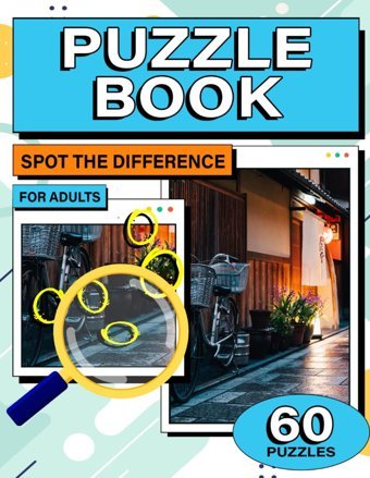Spot The Difference Puzzle Book For Adultspuzzles Difference Puzzle Book, Find Object Activity Book, Puzzles Games Gift For All Ages, Birthday, Holiday, Christmas Savannah, Zoe Independently Publıshed