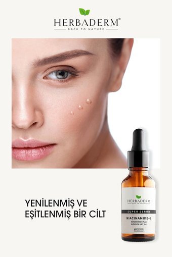 Herbaderm Niacinamide-G Yaşlanma Kırışıklık Karşıtı Jel Yüz Serumu 30 ml
