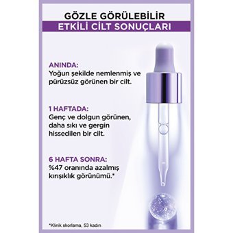 L'Oreal Parıs Revitalift Filler Kolajenli Retinollü Canlandırıcı Yaşlanma Kırışıklık Karşıtı Yağ Yüz Serumu 30 ml