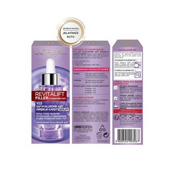 L'Oreal Parıs Revitalift Filler Kolajenli Retinollü Canlandırıcı Yaşlanma Kırışıklık Karşıtı Yağ Yüz Serumu 30 ml