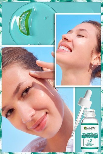 Garnier Skin Naturals Hyalüronik Aloe Yüz Dolgunlaştıran Canlandırıcı Yaşlanma Jel Yüz Serumu 30 ml
