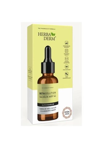 Herbaderm Beta Solution Jel Yüz Serumu 30 ml