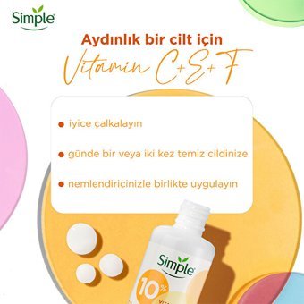 Sımple Booster C Vitaminli Canlandırıcı Jel Yüz Serumu 30 ml