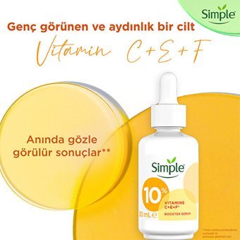 Sımple Booster C Vitaminli Canlandırıcı Jel Yüz Serumu 30 ml