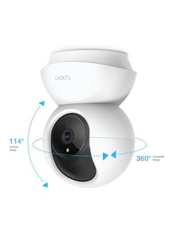 Tp-Link Tapo C200 1 Kameralı 360 Derece Dönen Gece Görüşlü IP İç Mekan Kablosuz Güvenlik Kamerası