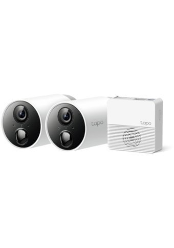 Tp-Link Tapo C400s2 2 Kameralı 360 Derece Dönen Gece Görüşlü İç Dış Mekan Kablosuz Güvenlik Kamerası