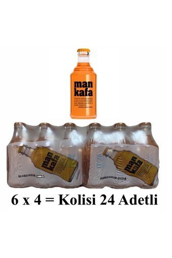 Gagoz Ohbe Mankafa Mandalinalı Şişe Gazoz 6x4 Adet 250 ml