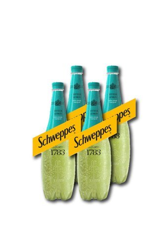 Schweppes Limonlu Pet Gazoz 4 Adet 1 lt