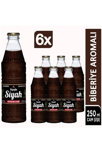 Beyoğlu Premium Meyan Kökü ve Biberiyeli Şişe Gazoz 6 Adet 250 ml