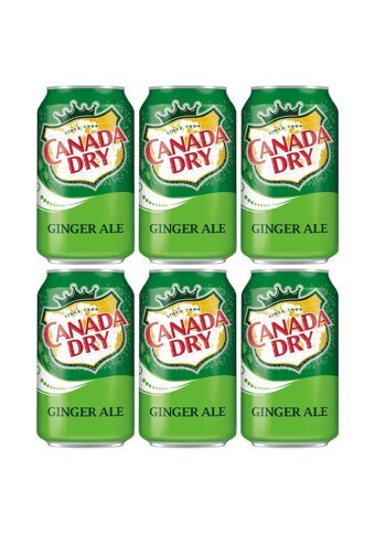 Canada Dry Ginger Ale Zencefilli Kutu Gazoz 6 Adet 330 ml