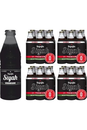 Beyoğlu Premium Meyan Kökü ve Biberiyeli Şişe Gazoz 6x4 Adet 250 ml