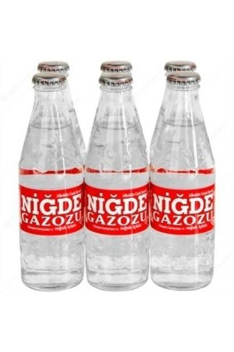 Niğde Gazozu Sade Şişe Gazoz 6 Adet 250 ml