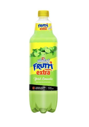 Uludağ Frutti Extra Yeşil Limonlu Pet Gazoz 1 lt