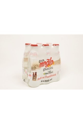Goca Moğla Sade Şişe Gazoz 6x4 Adet 200 ml