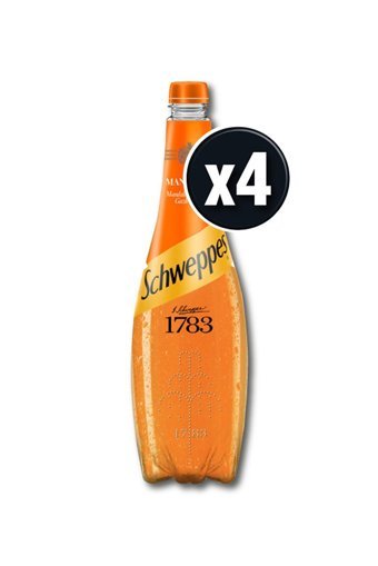 Schweppes Mandalinalı Pet Gazoz 4 Adet 1 lt
