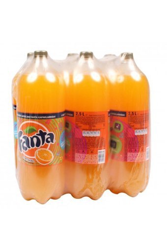 Fanta Portakallı Pet Gazoz 6 Adet 2.5 lt