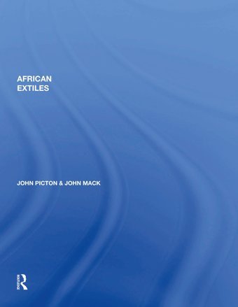 African Textiles Picton, J. Routledge
