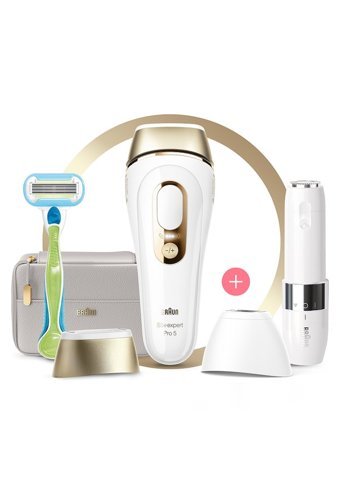 Braun Silk Expert Pro 3 PL5159 400000 Atımlı Yüz Tüm Vücut İçin Çift Başlıklı IPL Lazer Epilasyon Aleti