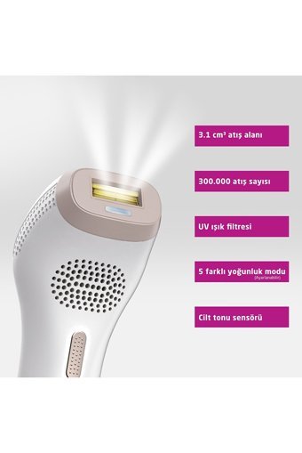 Medisana IPL-860 300000 Atımlı Yüz Tüm Vücut İçin Tek Başlıklı IPL Lazer Epilasyon Aleti