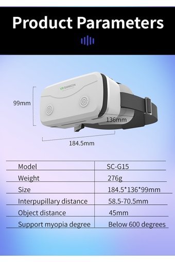 Vr Shinecon 3D Sanal Gerçeklik Gözlükleri