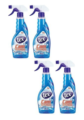Tex Cam Temizleyici Sprey 4x500 ml
