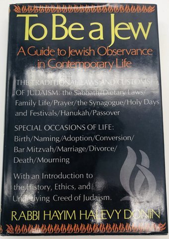 To Be A Jew Hayim Halevy DonIn Basic Books