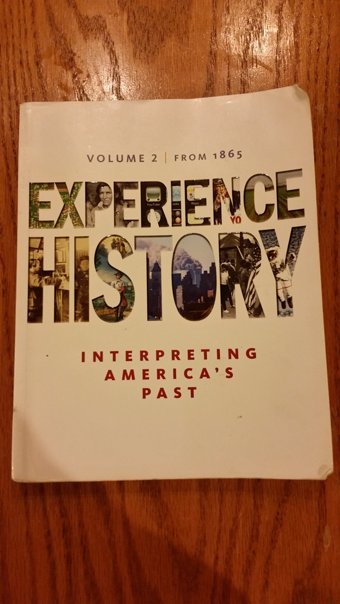 Experience History, Volume 2Since 1865 / Edition 7 Davidson, James West Mcgraw-Hill
