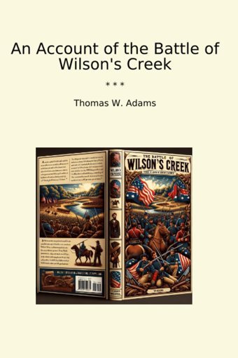 An Account Of The Battle Of Wilson'S Creek (Classic Books) Thomas W. Adams Lettel Books