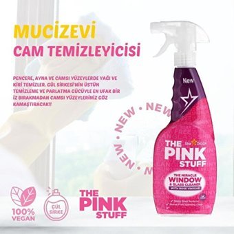 Mucizevi Vinegar Cam Temizleyici Sprey 750 ml