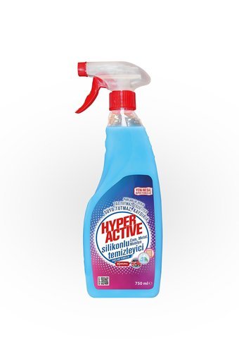 Hyper Active Silikonlu Cam Temizleyici Sprey 750 ml