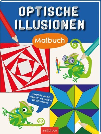 Optische Illusionenmalbuchgestalte Deine Eigenen Optischen Tuschungen! Ars Edition