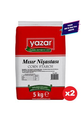 Yazar Mısır Nişastası 2x5 kg