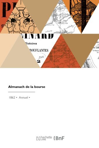 Almanach De La Bourse Collectif Hachette Bnf
