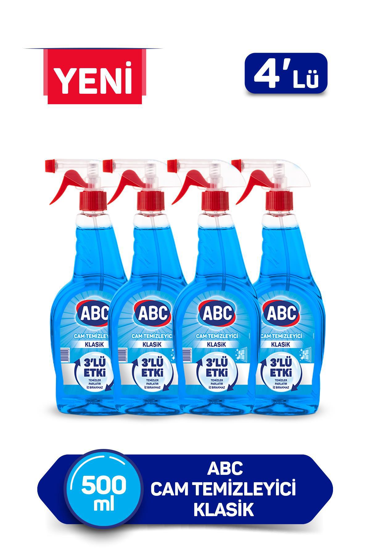 Abc Cam Temizleyici Sprey 4x500 ml
