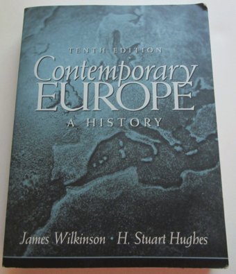 Contemporary Europea History (10Th Edition) Wilkinson, James D. Pearson
