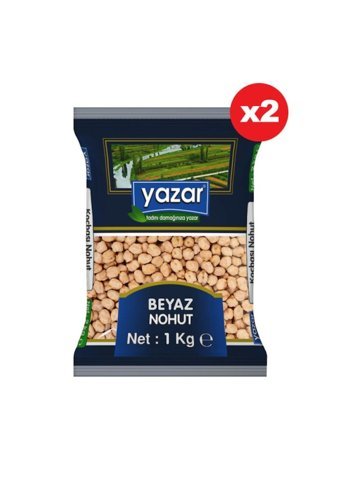 Yazar Yerli Beyaz Nohut 2x1 kg