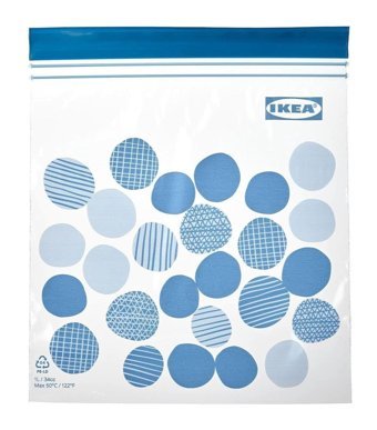 Ikea Büyük Kilitli Buz Torbası 25'li