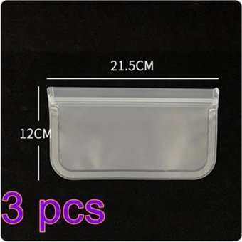 Yaci Shop Küçük Bölmeli Kilitli Buz Torbası 3'lü