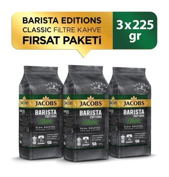 Jacobs Barista Editions Classic Öğütülmüş Filtre Kahve 3x225 gr