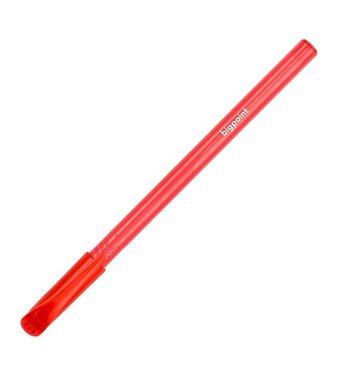 Bigpoint Master Plastik Tek Renkli 1.0 mm Kırmızı 50'li Tükenmez Kalem