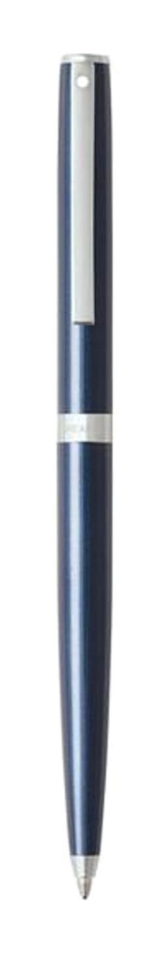 Sheaffer Sagaris Metal Tek Renkli Mavi Tükenmez Kalem