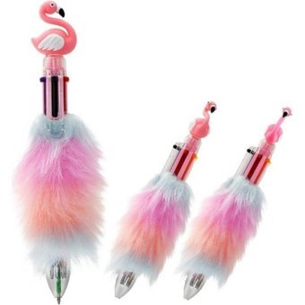Mikro 5314B Flamingo Plastik 6 Renkli 6'lı Tükenmez Kalem